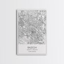 Raleigh Street Map, North Carolina Map, City Map Art, Minimalist Art, Wall Art, Canvas Print, Travel Lover Gift, Bedroom Wall Art
