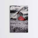 Windmill, Rustic Farm Art, Windmill Wall Art, Farmhouse Art, Minimalist Art, Rustic Decor, Wabi Sabi Art, Canvas Print, Gift Idea