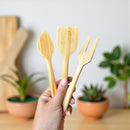 3-Piece Bamboo Kitchen Utensil Set by Bamboo Switch