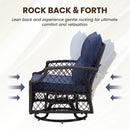 Alora 3-Piece Wicker Patio Bistro Set W/ Swivel Chairs And Table (SAK14789) by SAKSBY WHOLESALE