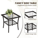 Alora 3-Piece Wicker Patio Bistro Set W/ Swivel Chairs And Table (SAK14789) by SAKSBY WHOLESALE