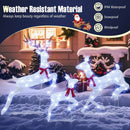 3-Piece Christmas Pre-Lit Lighted Reindeer Family Set by LJGDeals