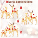 3-Piece Pre-Lit Christmas Deer Family Set by LJGDeals