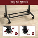 3-Position Height Adjustable Lectern Table with Tilted Tabletop-Black by LJGDeals