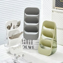 3-tier gray & sage green kitchen utensil organizer cutlery rack by Decorbites