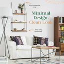 GobekUsa 3-Tier Wooden Floating Shelf for Boho Decor