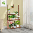 GobekUsa 3-Tier Wooden Hanging Plant Stand