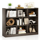 3-Tier Open Bookcase 8-Cube Floor Standing Storage Shelves by LJGDeals