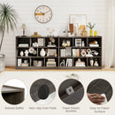 3-Tier Open Bookcase 8-Cube Floor Standing Storage Shelves by LJGDeals