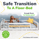 Twin Montessori Floor Bed with Safety Guardrails by Ocodile.com