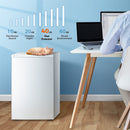 Kismile Upright Freezer,3.0 Cu.ft Mini Freezer with Reversible Single Door