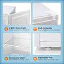 Kismile Upright Freezer,3.0 Cu.ft Mini Freezer with Reversible Single Door