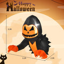 3.3 Feet Halloween Inflatable Pumpkin Head Ghost Broke Out from Window by LJGDeals