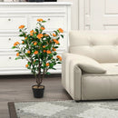 3.3 Feet Artificial Camellia Tree for Indoor and Outdoor by LJGDeals