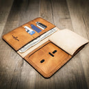 Badge Long Wallet by Bull Sheath Leather