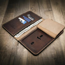 Badge Long Wallet by Bull Sheath Leather
