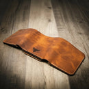 Badge Trifold Wallet by Bull Sheath Leather