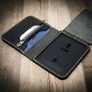 Minimalist Badge Wallet by Bull Sheath Leather