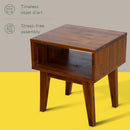 Serena Solid Wood Nightstand by Megsu