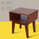 Serena Solid Wood Nightstand by Megsu