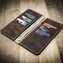 Western Long Wallet by Bull Sheath Leather
