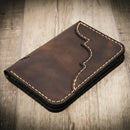 Western Vertical Wallet by Bull Sheath Leather