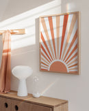 Peach rising sun
