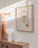Blush abstract face
