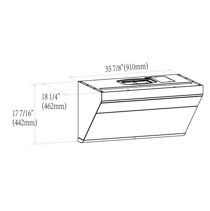 30"/36" Under-Cabinet / Wall Mount Classic Series | JQG7501 / JQG9001