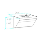 30"/36" Under-Cabinet / Wall Mount Classic Series | JQG7501 / JQG9001