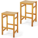 30-Inch Height Bar Chair with Saddle Shaped Seat and Sturdy Footrest by LJGDeals