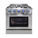 30-Inch Gas Range With 4-Burner Convection Oven And Broil (SAK48613)