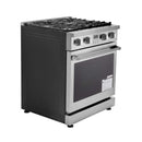 30-Inch Stainless Steel Convection Gas Range Oven With 4-Sealed Burners (SAK25187) by SAKSBY WHOLESALE