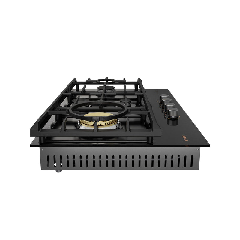 30" Tempered Glass Tri-Ring Gas Cooktop Series | GLG30401