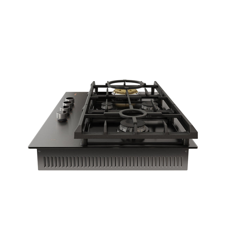 30" Tempered Glass Tri-Ring Gas Cooktop Series | GLG30401