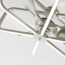 30" Theron Modern DC Motor Downrod Mount Reversible Ceiling Fan with LED Lighting and Remote Control