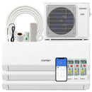 30000 BTU 3 Zone 23 SEER2 Mini Split Air Conditioner Wifi Enabled with Heat Pump by LJGDeals