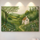 Cottage Path Through the Wildflowers