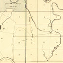 Vintage Map of Caldwell Parish, Louisiana 1860