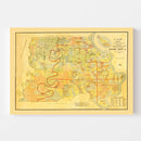Vintage Map of Madison Parish, Louisiana 1891