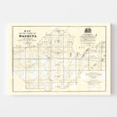 Vintage Map of Washita Parish, Louisiana 1860