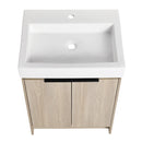 24 Inch Bathroom Vanity With Ceramic Basin (KD-Packing)