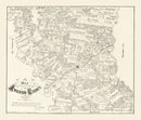 Vintage Map of Anderson County, Texas 1879