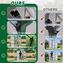 Polycarbonate Walk-In house, Raised Base For Outdoor In All Season by HouseOfZazla