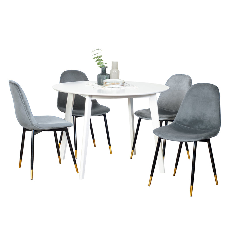 Lassan Contemporary 5-Piece Dining Set, photo 2 of 10