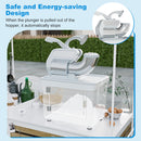 300W Commercial Ice Crusher with Dual Blades and Safety Switch