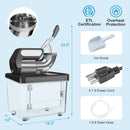 300W Commercial Ice Crusher with Dual Blades and Safety Switch by LJGDeals