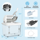 300W Commercial Ice Crusher with Dual Blades and Safety Switch