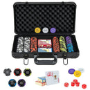 14 Gram Texas Holdem Poker Chip Set 300 Pieces Claytec Chips by LJGDeals