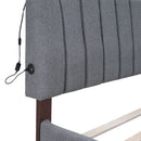 Upholstered Platform Bed With Trundle